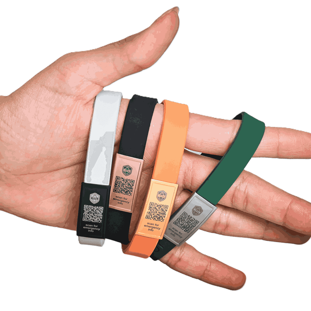Emergency ID Wristbands