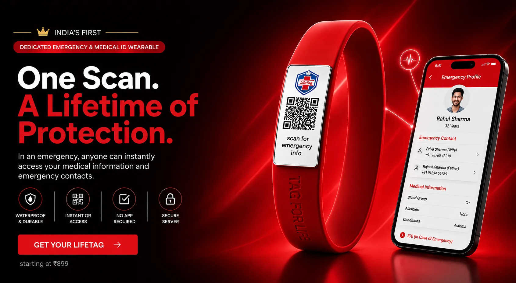 The Tag For Life - Smart Emergency Identification